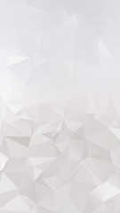 Abstract silver polygonal triangular background.