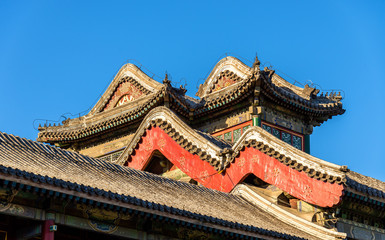 Details of pavilions at the Summer Palace in Beijing