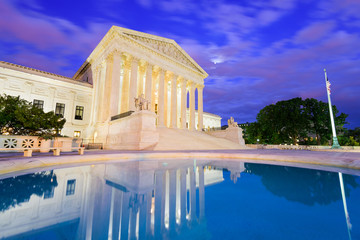 Supreme Court of the United States in Washington DC - obrazy, fototapety, plakaty