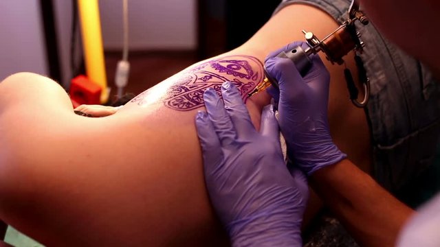 Making a tattoo
