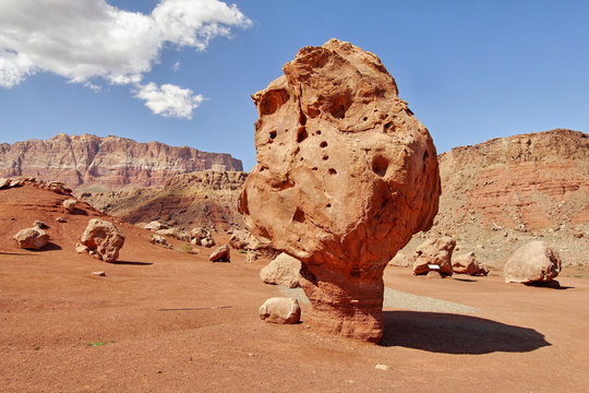 Balancing stones rocks. Arizona, USA.