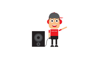 Hiphop Beatbox Mascot