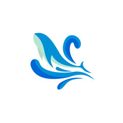 Fototapeta na wymiar Fishing Logo Design
