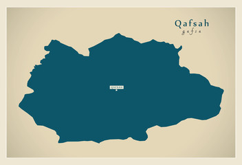 Modern Map - Qafsah TN