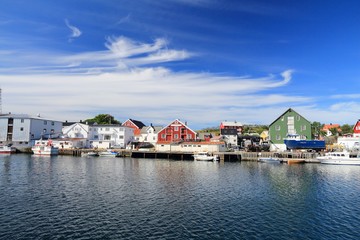 Fototapeta na wymiar Norway fishing village