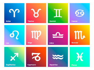 Zodiac Symbol icons