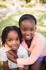 Happy children posing