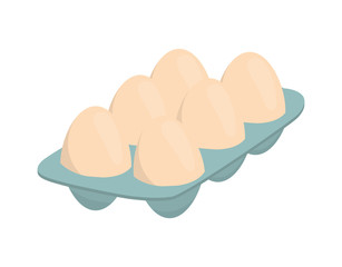 Egg icon. Bakery ingredient design. Vector graphic