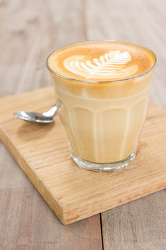 Latte coffee