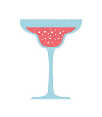 cocktail beverage. Drink design. Vector graphic