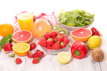 fruit and juice