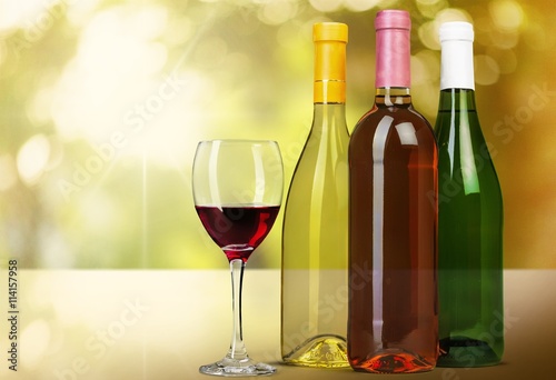 Download Bottle Bottle Of White Wine W Blank Label Path Included Stock Photo And Royalty Free Images On Fotolia Com Pic 82500590 PSD Mockup Templates