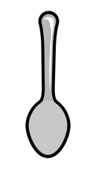 Cutlery icon. Menu and kitchen design. Vector graphic