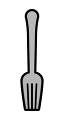 Cutlery icon. Menu and kitchen design. Vector graphic