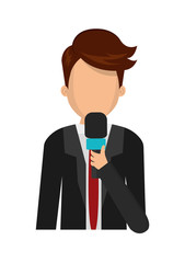 Male person icon. Man design. Vector graphic