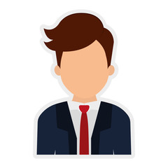 Male person icon. Man design. Vector graphic