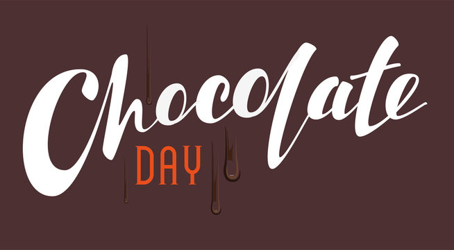 Chocolate Day lettering text