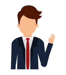 Male person icon. Man design. Vector graphic