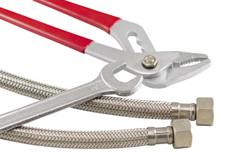 polymer braid hose and tools