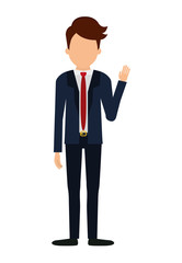 Male person icon. Man design. Vector graphic