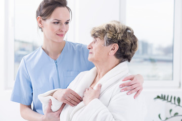 Fototapeta premium Patients can always count on her