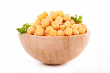 bowl with chickpea