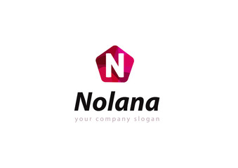 letter N logo Template for your company