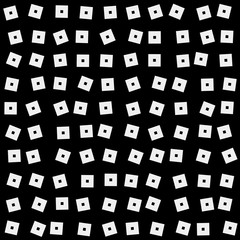 Geometric simple monochrome minimalistic vector pattern, rectangles or squares,