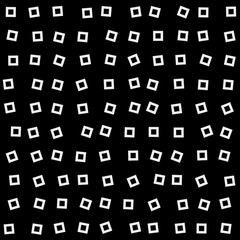 Geometric simple monochrome minimalistic vector pattern, rectangles or squares,