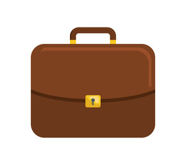 Suitcase icon. Bag and business design. vector graphic