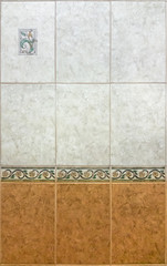 Old tiles with ornament