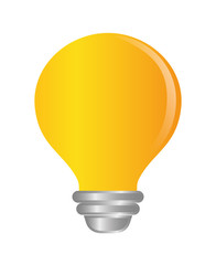 light bulb icon. Energy design. vector graphic
