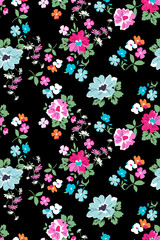 Sweet Ditsy floral print - seamless background