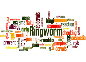 Ringworm, word cloud concept 2