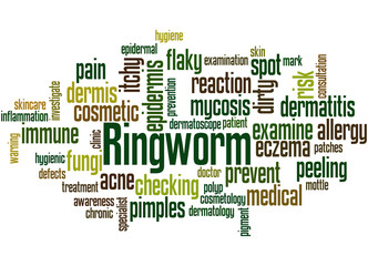 Ringworm, word cloud concept 4