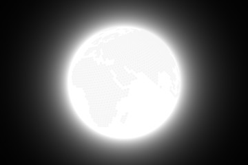 Earth in Motion. Nice 3D Rendering
