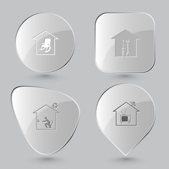 home comfort, workshop, home toilet, home tv.