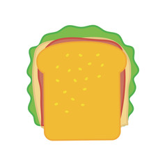 sandwich icon. Fast food design. vector graphic