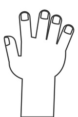 right hand icon
