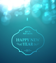 Happy new year card.