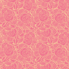 vector floral seamless pattern background