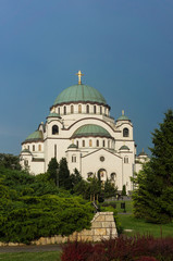 Fototapeta na wymiar Église Saint-Sava, Belgrade, Serbie