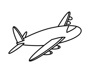 airplane icon. delivery design. vector graphic