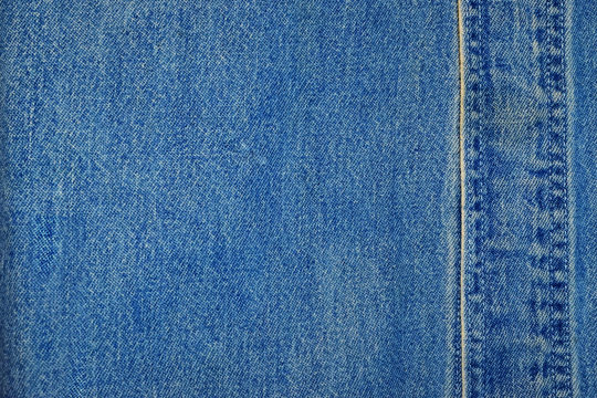 Jeans texture with seams