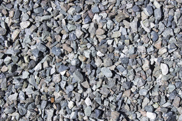Gravel,Texture of dark gray granite