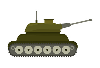 tank icon. Armed forces design. graphic vector 