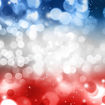 Red white and blue abstract background