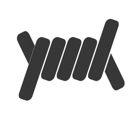 cable icon. Armed forces. vector graphic