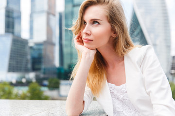 Portrait of young business woman