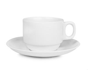 coffee cup on white background